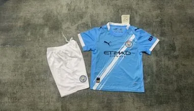 25-26 Manchester City Home Kid Kits Soccer AAAAJersey Yupoo