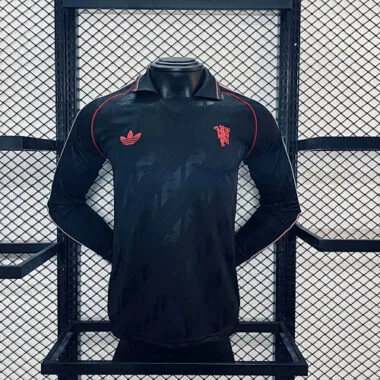 24-25 Manchester United Black Long Sleeves Special Edition Player Version Soccer AAAAJersey