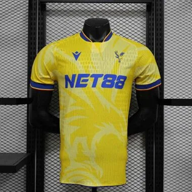 24-25 Crystal Palace Away Yellow Player Version Football AAAAJersey