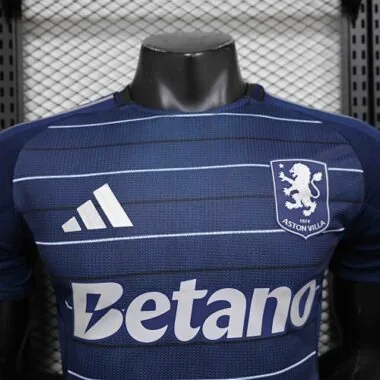 24-25 Aston Vera Third Blue Kit Football AAAAJersey