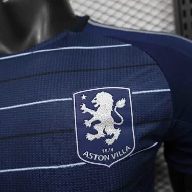 24-25 Aston Vera Third Blue Kit Football AAAAJersey