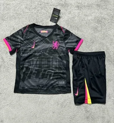 24-25 Chelsea Third Black Kids Kit Football AAAAJersey