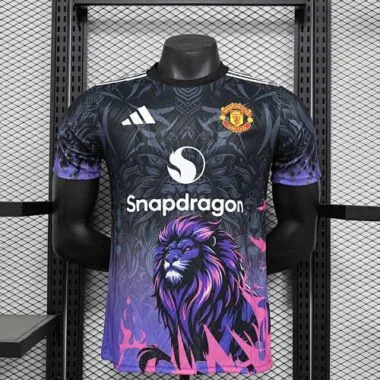 24-25 Manchester United Lion Special Edition Player Version Football AAAAJersey