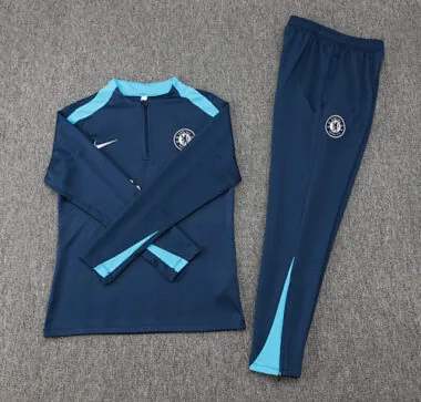 24-25 Chelsea Long Sleeve Training Suit Football Shirts(1)