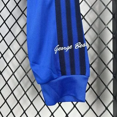 24-25 Manchester United Blue Co-Branded Version Kit Long Sleeves Football