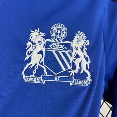 24-25 Manchester United Blue Co-Branded Version Kit Long Sleeves Football