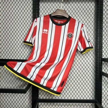 24-25 Sheffield United Home Shirt Soccer Uniforms Soccer