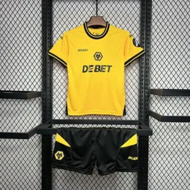 24-25 Wolves Home Kid Kits Youth Apparels Football AAAAJersey Yupoo