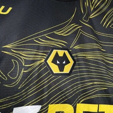 24-25 Wolves Away Shirt Soccer Uniforms Soccer