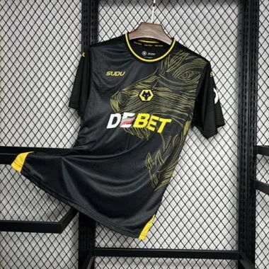 24-25 Wolves Away Shirt Soccer Uniforms Soccer