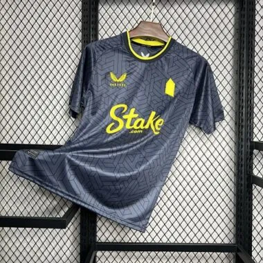 24-25 Camisola de visitante do Everton Equipamentos de futebol Futebol