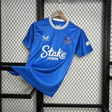 Equipamento de futebol do Everton para jogos em casa, temporadas 24-25