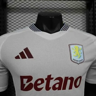 24-25 Aston Vera Away Kit Player Version Shirt Soccer