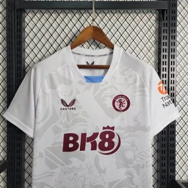 23-24 Aston Villa Away S-4XL Cheap Soccer Jerseys