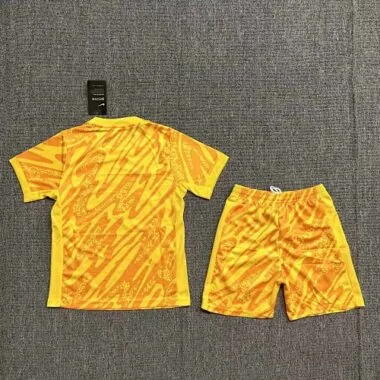 24-25 Tottenham Hotspur Yellow Goalkeeper Kid Kits Youth Apparels Sport