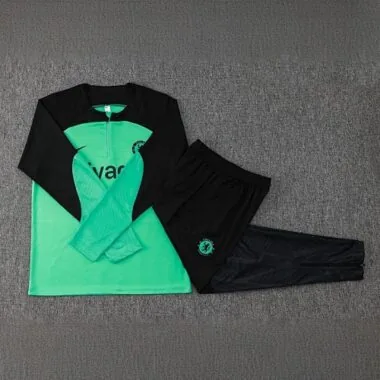 23-24 Chelsea Green Training Suit Long Sleeve Sweat Kits Best Jerseys