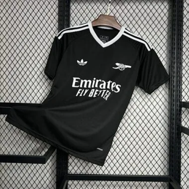 24-25 Arsenal Black GoalKeeper Kit Soccer Uniforms Soccer
