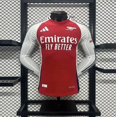 24-25 Arsenal Home Long Sleeve Kit Player Version Shirt AAAAJersey Supplier Yupoo