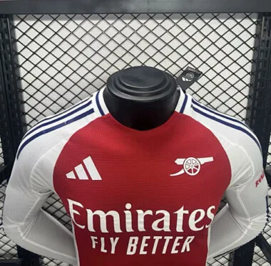 24-25 Arsenal Home Long Sleeve Kit Player Version Shirt