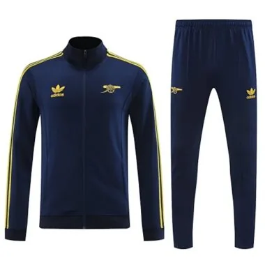 24-25 Arsenal Long Sleeve Kits Navy Jacket Suits Football AAAAJersey Supplier
