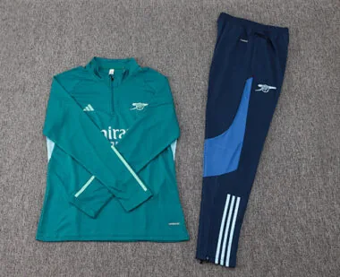 23-24 Arsenal Long Sleeve Kits Zipper Training Suits Jersey