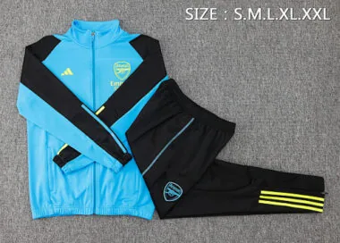 23-24 Arsenal Blue Jacket Suits Long Sleeve Tracksuit Jerseys World