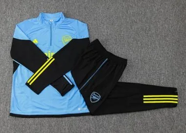 23-24 Arsenal Training Suit Blue Long Sleeve Tracksuit Best Jerseys Yupoo