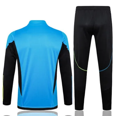23-24 Arsenal Training Suit Blue Long Sleeve Tracksuit Best Jerseys Yupoo