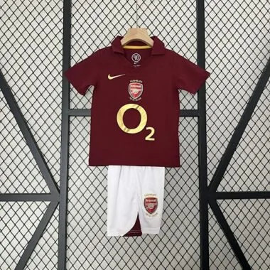 05-06 Arsenal Home Retro Kids Kits Children Shirt Cheap Jerseys Yupoo