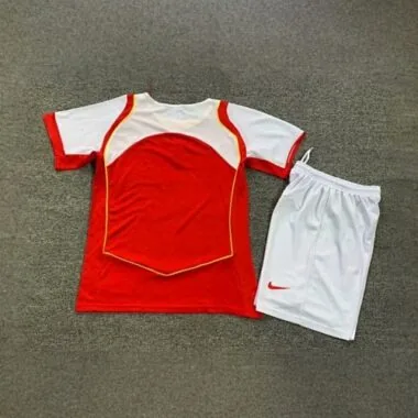 04-05 Arsenal Home Kids Retro Kits Children Shirt Football Jerseys Yupoo