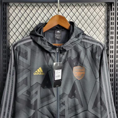 22-23 Arsenal Windbreaker Black