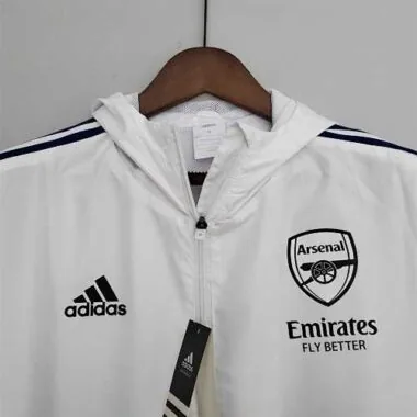 22-23 Arsenal white windbreaker