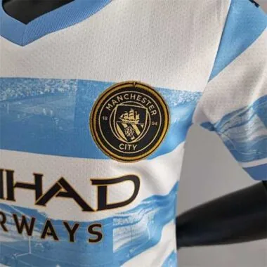 22-23 Manchester City limited edition bluewhite kids kit