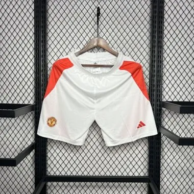 24-25 Manchester United Home Shorts Football Trousers Soccer AAAAJersey Yupoo