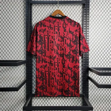 23-24 Manchester United Red Black Training Suit Size S-XXL