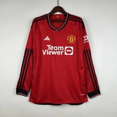 23-24 Manchester United Long sleeve home S-XXL