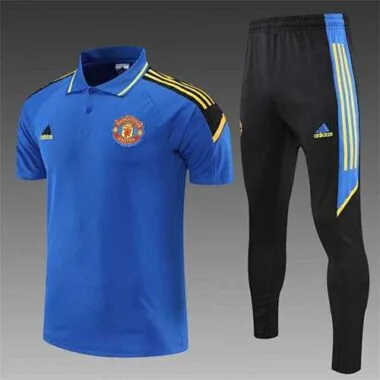 Manchester United Polo color blue