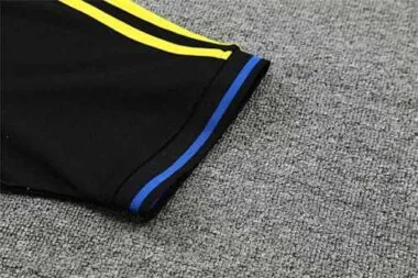 Manchester United Polo black and yellow-three sides