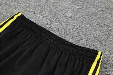 Manchester United Polo black and yellow-three sides