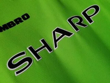 Maglia da portiere verde del Manchester United stagione 98-99 a maniche lunghe