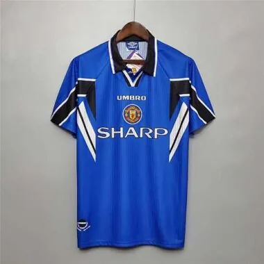 96-98 Manchester United third away blue