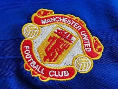 86-88 Manchester United blue away kid kits