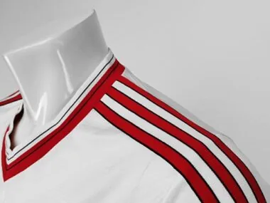 86-88 Manchester United away white away long sleeve