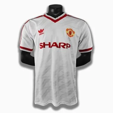 86-88 Manchester United away white