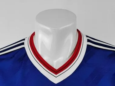 86-88 Manchester United away blue long sleeve