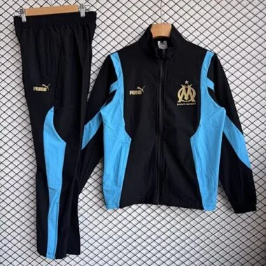 26-27 Marseille Black Windbreaker Jackets Kit Soccer T-Shirt AAAAJersey Supply Yupoo