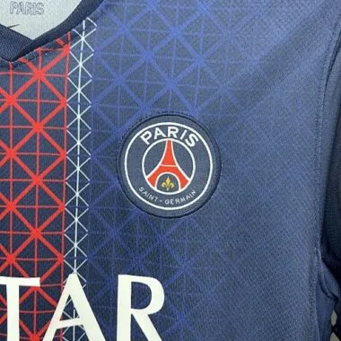 25-26 PSG Home Long Sleeves Kit Soccer T-Shirt