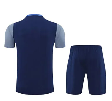 25-26 PSG Navy&amp;Grey Training Kits Football Tracksuits