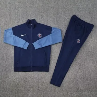 25-26 PSG Navy&amp;Blue Tracksuits White Long Jacket Suits