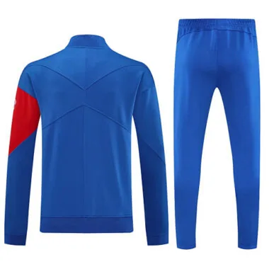 25-26 PSG Blue Football Tracksuits Long Jacket Suits